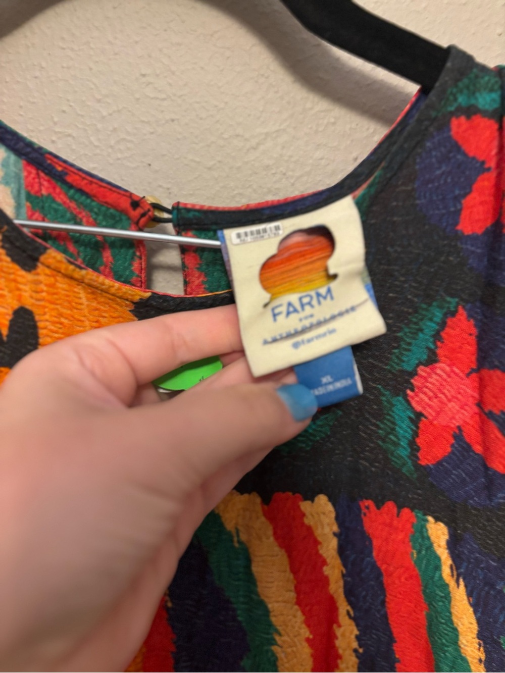 Farm Rio Pop Print A-Line Dress XL - Picture 11 of 16